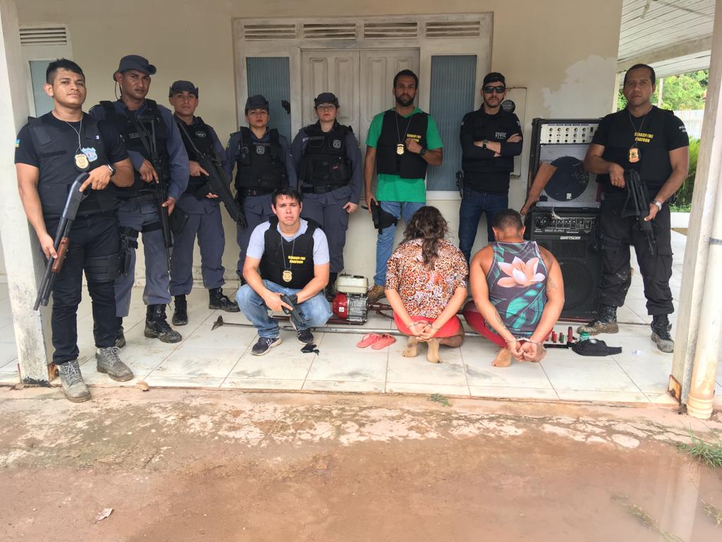 POLÍCIA CIVIL EFETUA PRISÕES EM FLAGRANTE NO MAZAGÃO
